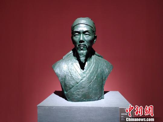 刘开渠雕塑作品展示。 王昊昊 摄 刘开渠雕塑作品展示。 王昊昊 摄
